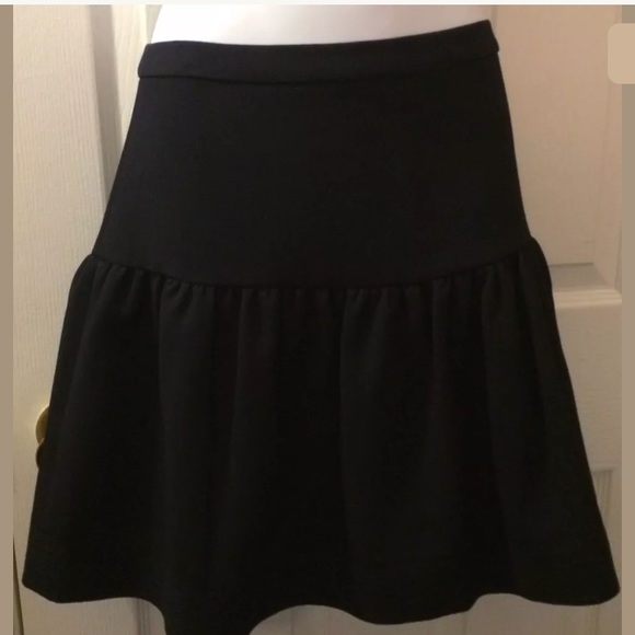 New J. CREW Flounce Skirt Navy Blue Mini career NWT Workwear Academia Career - Picture 2 of 8